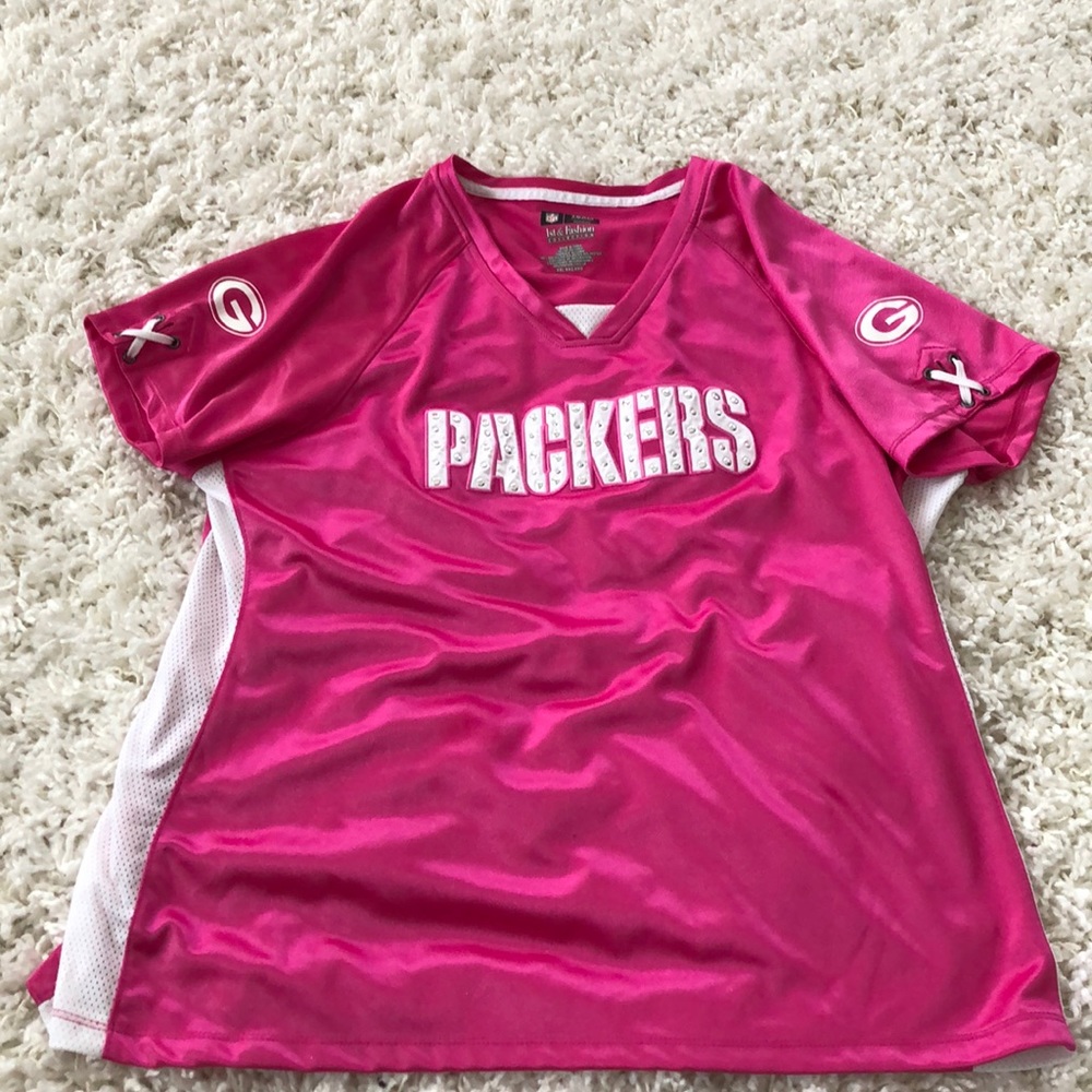 Packers Pink Embellished Jersey
